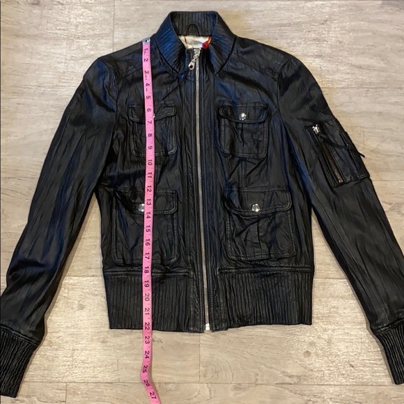 Leather Bomber Jacket by Kenna T - MOVING SALE 🔥 - Picture 7 of 10